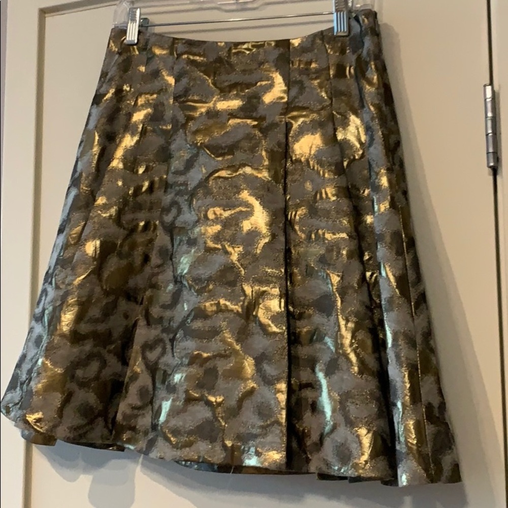 The Limited Pleated Swing Skirt